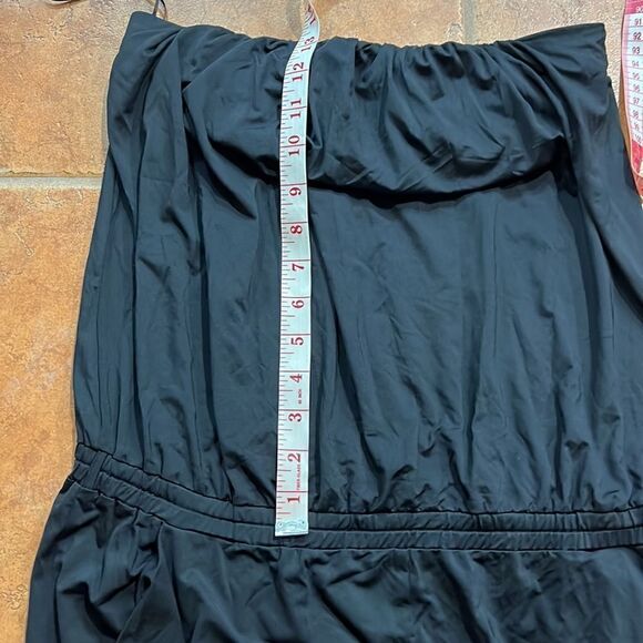 A|X Armani Exchange Strapless Black jumpsuit size M - Picture 9 of 11